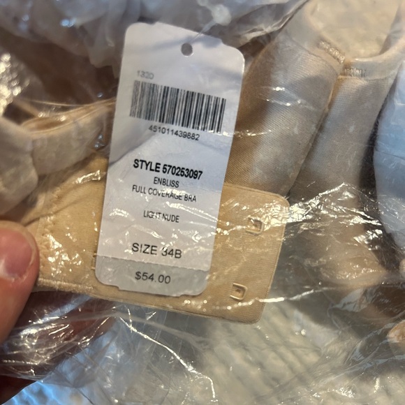 4 Enbliss Full Coverage Bras with underwire. One NWT. - Picture 2 of 3